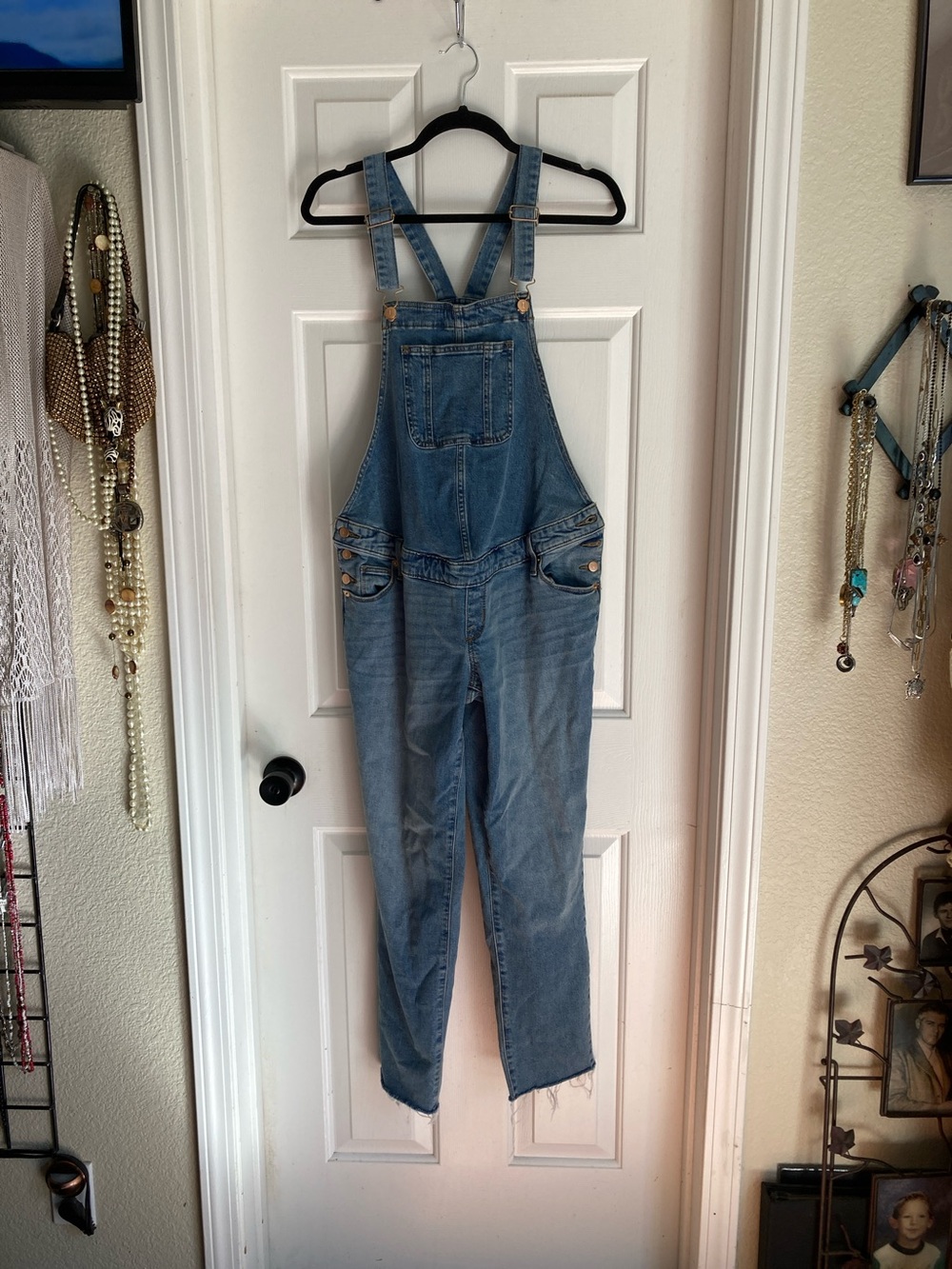 Maternity Ingrid & Isabel Light Blue Denim Overalls